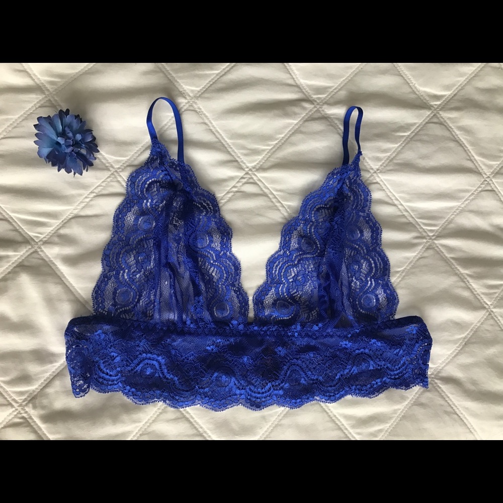 Sheer Lace Bralette Medium